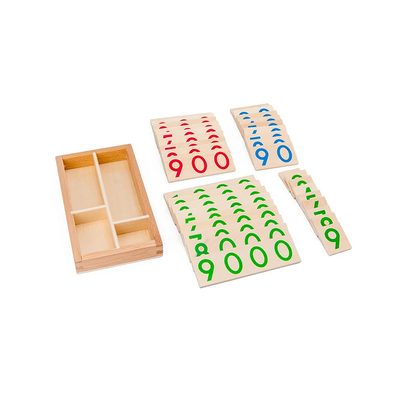 Montessori numeracy modulär träset