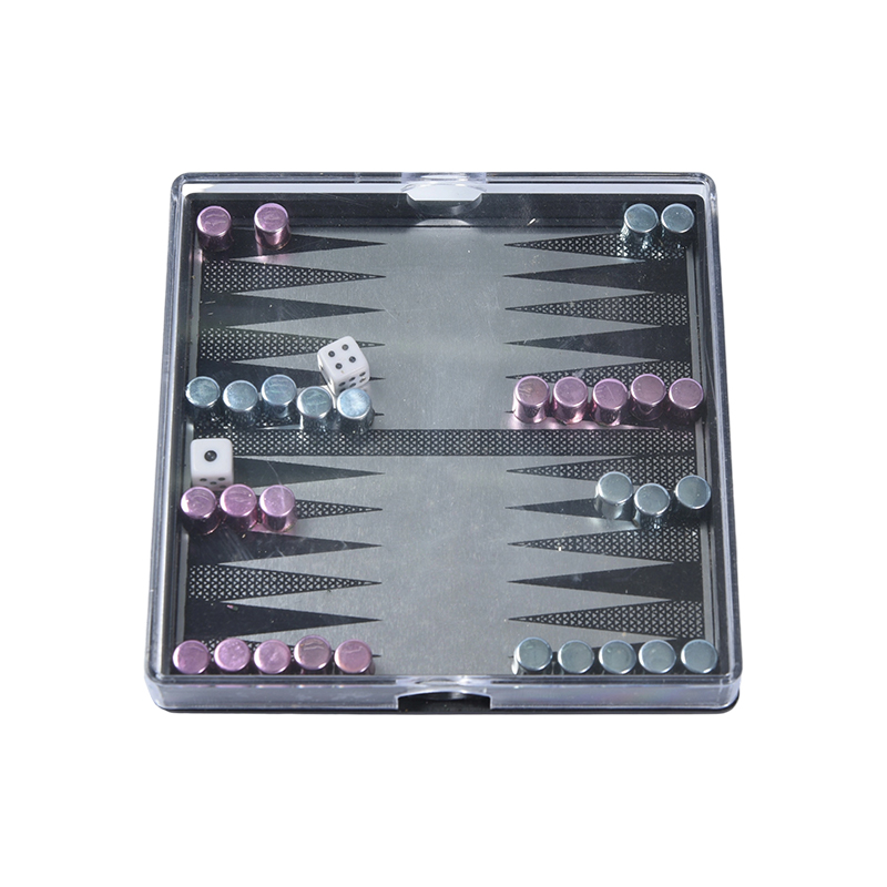 Bärbart magnetiskt backgammonset