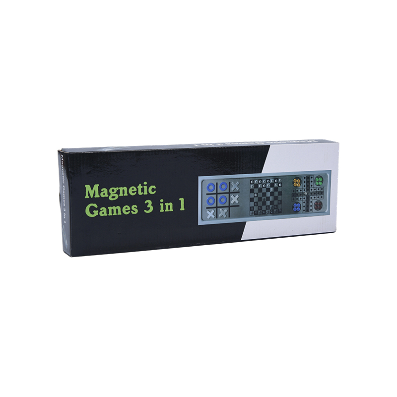 Aluminiumlegering Magnetisk 3-i-1 CHESS Game Set