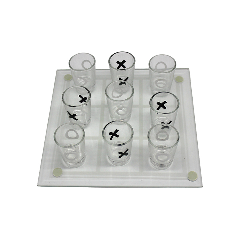 Pub-stil underhållning glas XO schackset