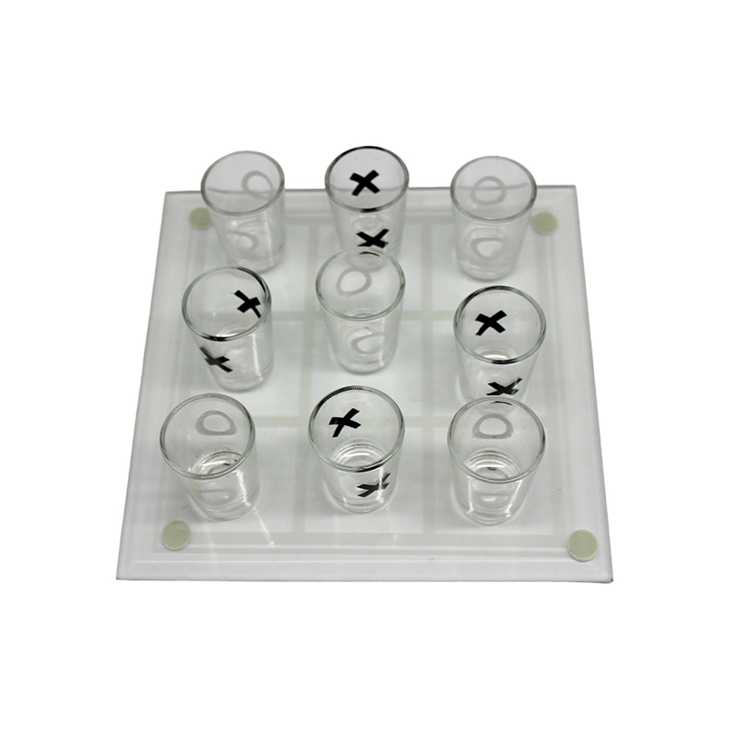 Pub-stil underhållning glas XO schackset