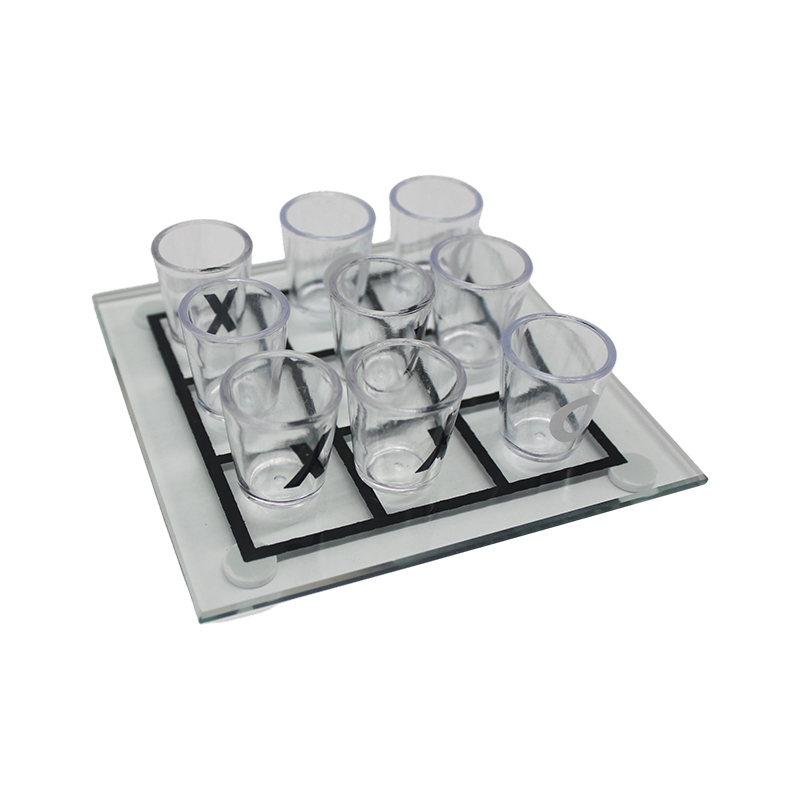 Pub-stil underhållning glas XO schackset