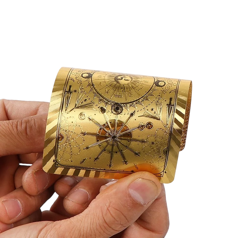 Premium guld-folie tarotkort set