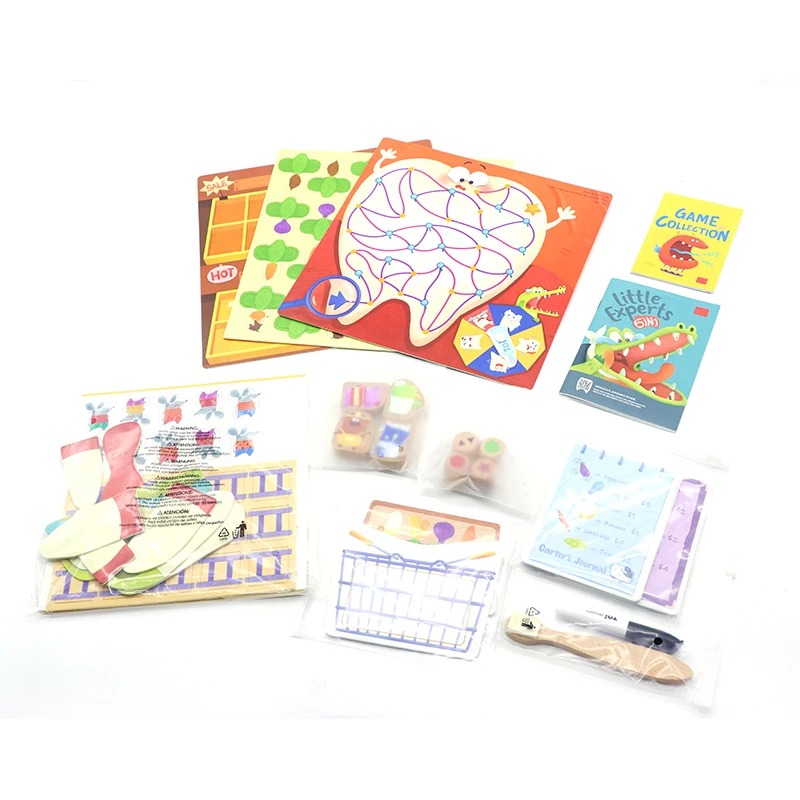 Anpassad brädspelssamling - Multi-Theme Family Gaming Set