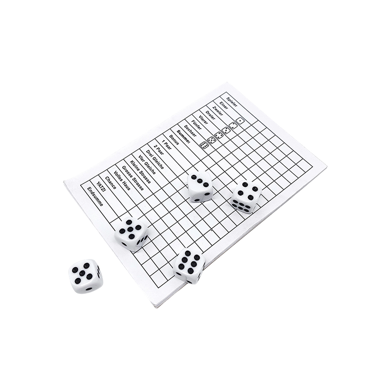 Klassiskt tärningsspel Essentials YATZY resultattavla