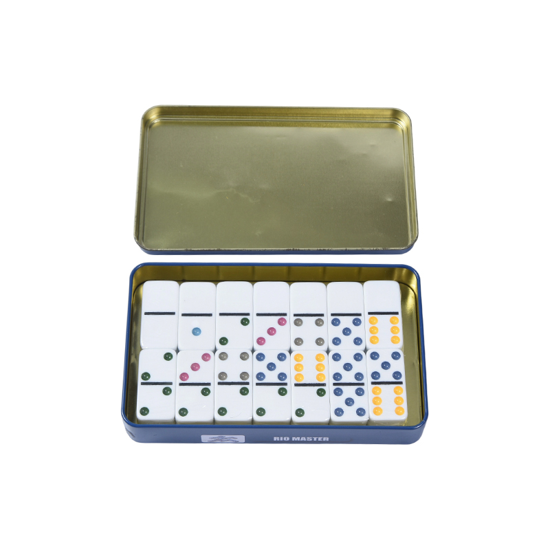 Portable Iron Case Edition - Taktil kedjereaktion Domino Kit