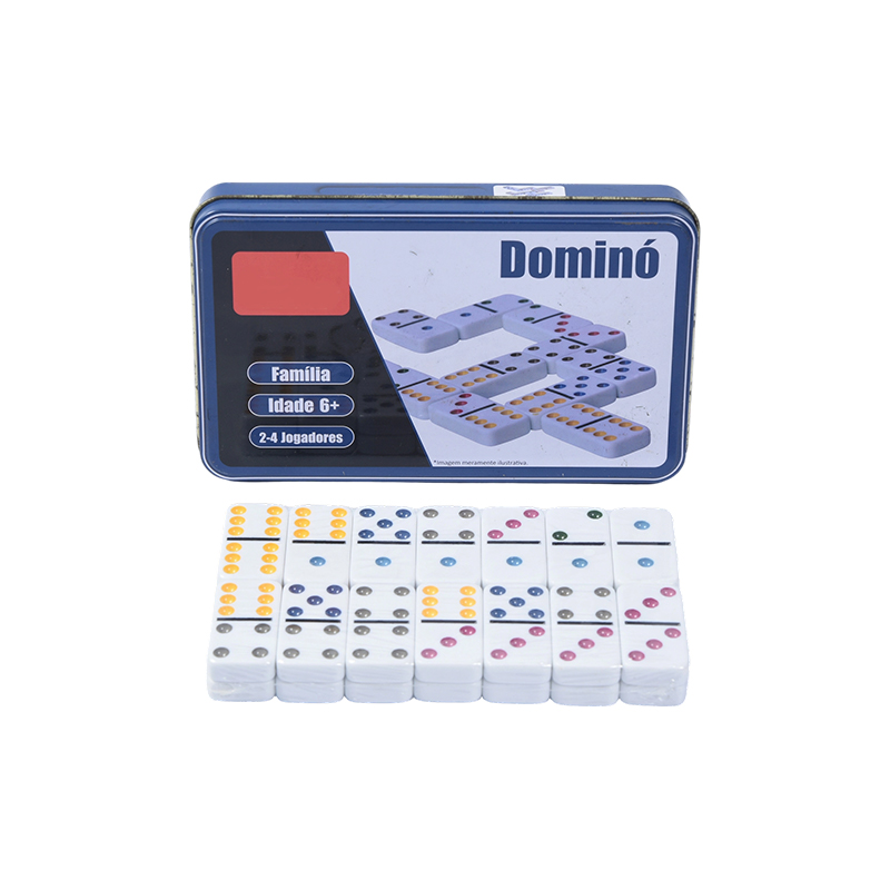 Portable Iron Case Edition - Taktil kedjereaktion Domino Kit