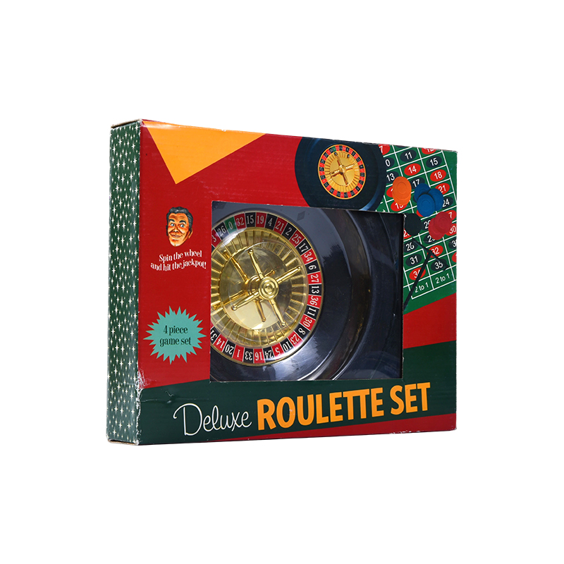 Deluxe Roulette Set – 4-delat spelset i livfull förpackning