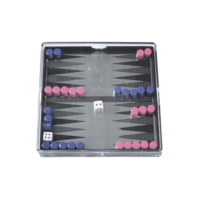 Kompakt akrylfodral Magnetisk backgammonset