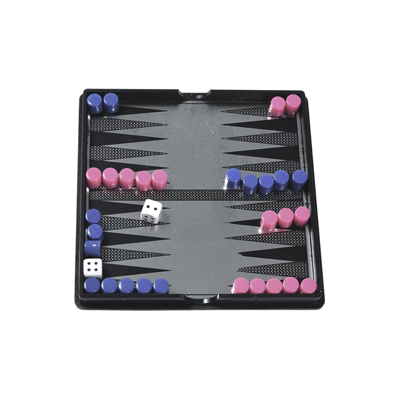 Kompakt akrylfodral Magnetisk backgammonset