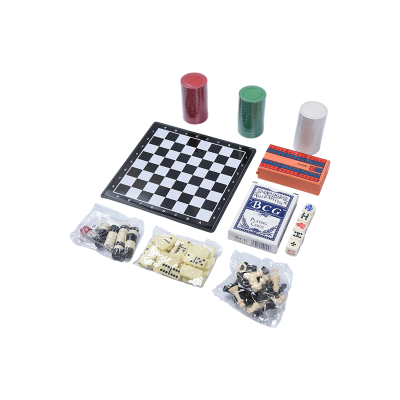 Portabel Box Classic 7-i-1 brädspelsset