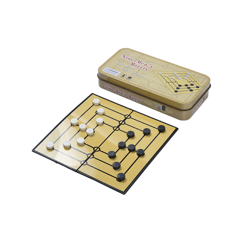 Metallplåtfodral Portable Nine Men's Morris Game