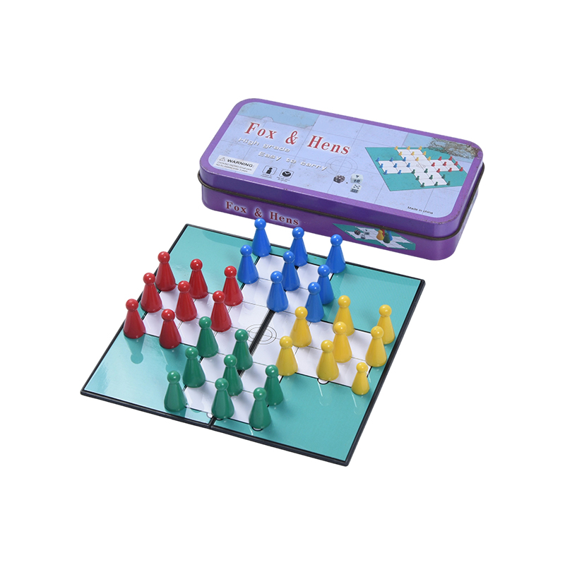 Metallplåtfodral Portable Fox & Hens Game