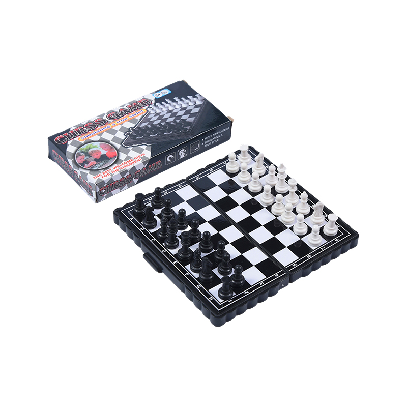 Compact Travel Edition magnetiskt hopfällbart schackset