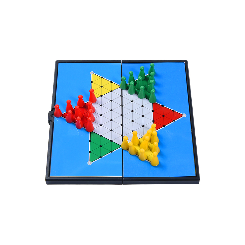Bärbart magnetiskt kinesisk damspel