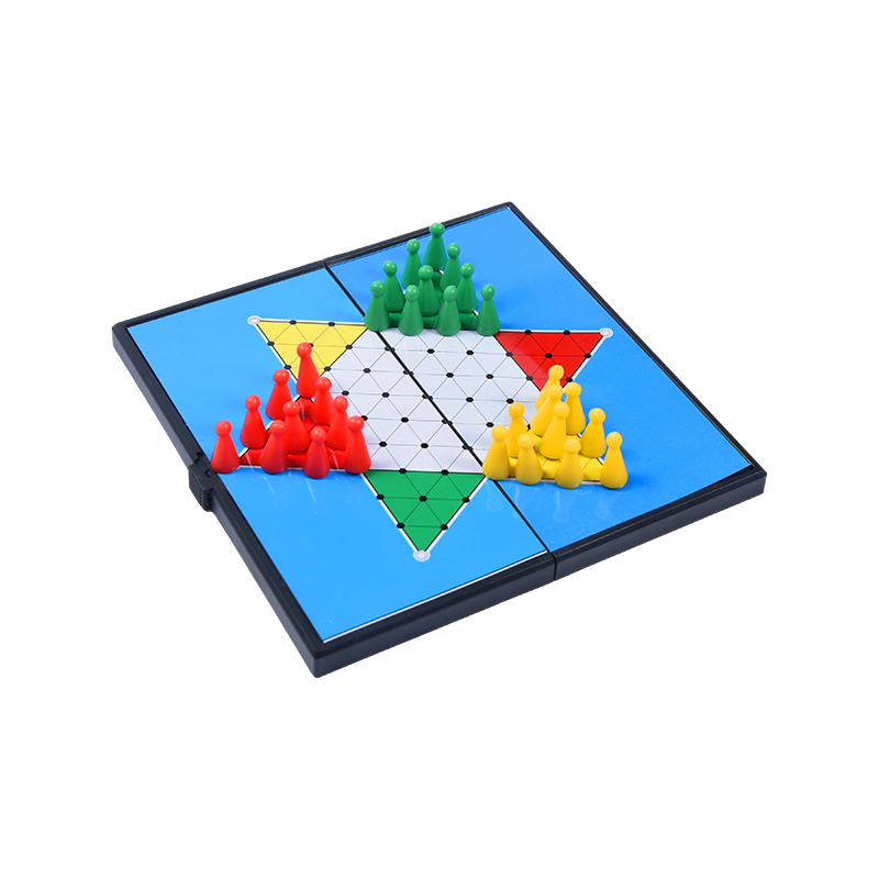 Bärbart magnetiskt kinesisk damspel