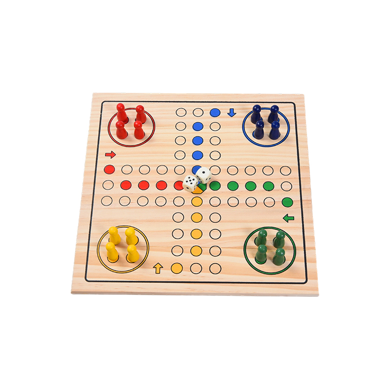Family Entertainment Edition Klassiskt LUDO träbrädspel