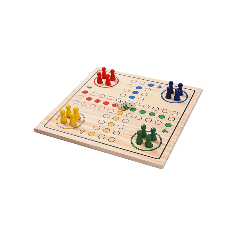 Family Entertainment Edition Klassiskt LUDO träbrädspel