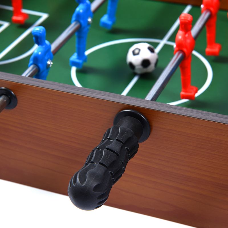 Klassiskt fotbollsbord i trä - Kompakt skrivbordsspel med livfulla spelare och poängspårare