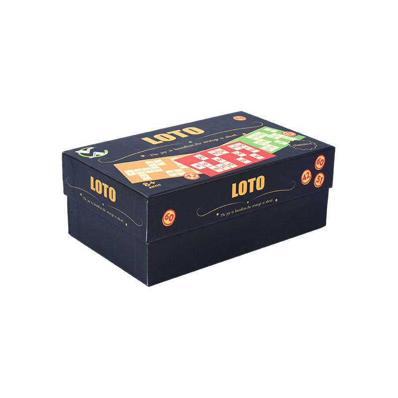 LOTO (Bingo-stil) spelset – komplett med polletter, kort och förvaringsbox