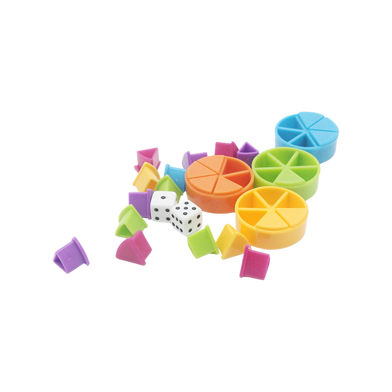 Rainbow Fraction Manipulative Set - Färgkodat inlärningsverktyg
