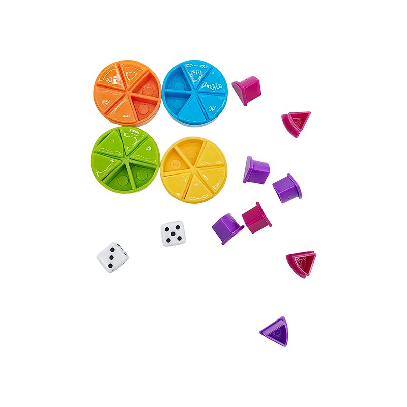 Rainbow Fraction Manipulative Set - Färgkodat inlärningsverktyg