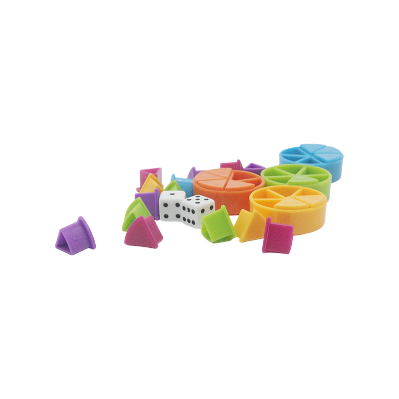 Rainbow Fraction Manipulative Set - Färgkodat inlärningsverktyg