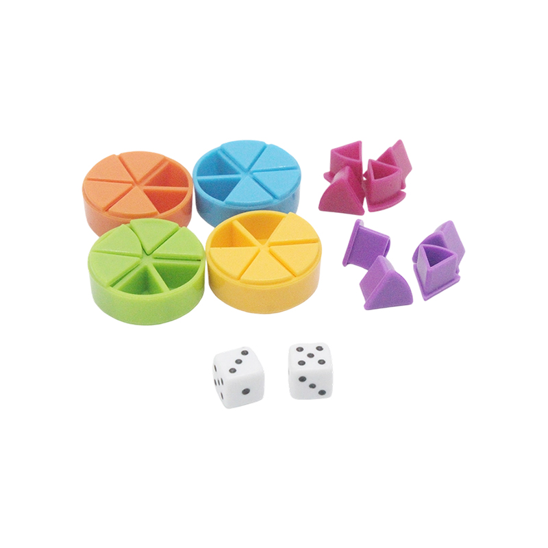 Rainbow Fraction Manipulative Set - Färgkodat inlärningsverktyg