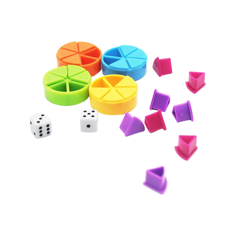 Rainbow Fraction Manipulative Set - Färgkodat inlärningsverktyg