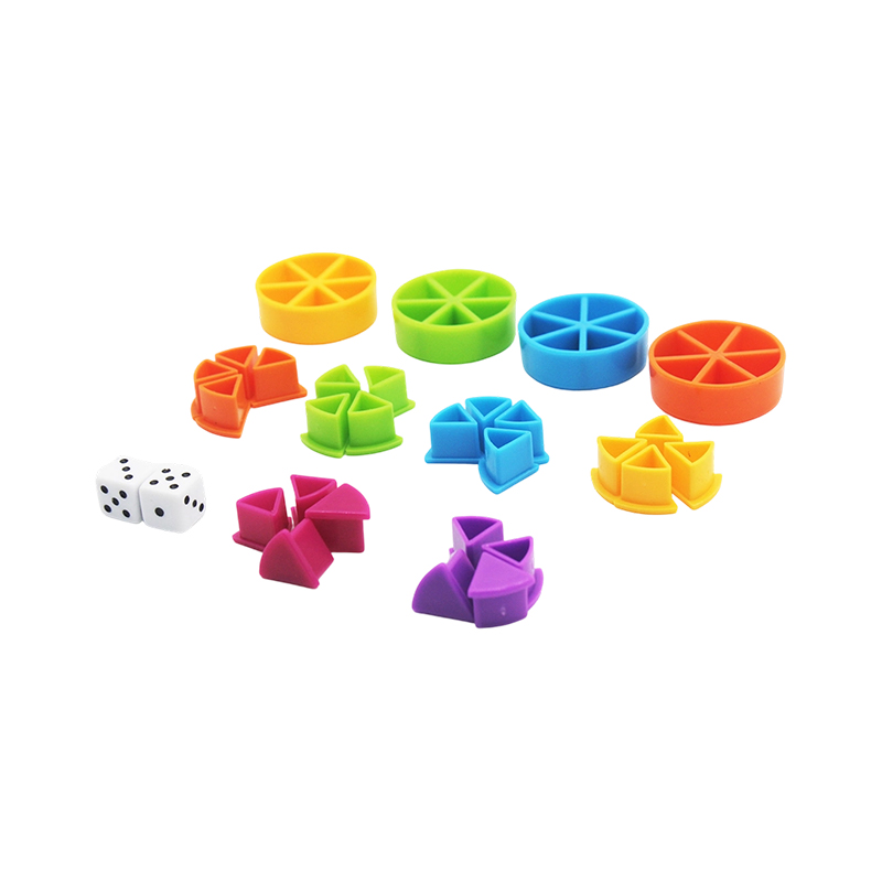 Rainbow Fraction Manipulative Set - Färgkodat inlärningsverktyg